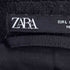 ザラ ZARA ブークレ織りウールコート メンズ US L