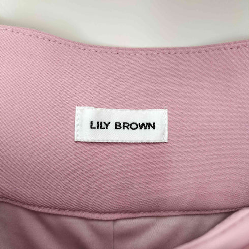 リリーブラウン Lily Brown フラップウエストタックパンツ レディース JPN:1