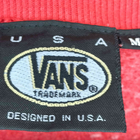 バンズ VANS 90S ロゴプリント スウェット メンズ JPN:M