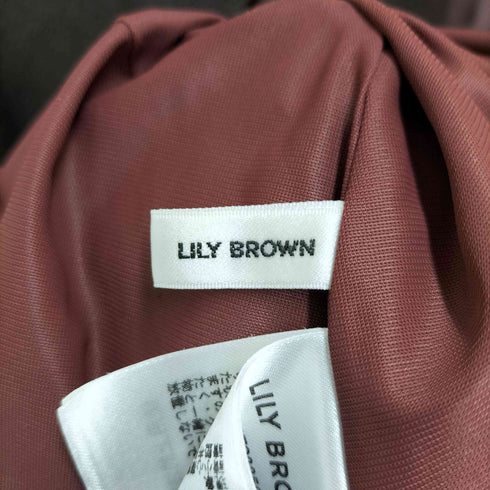 リリーブラウン Lily Brown アームウォーマー付ワンピースセット レディース ONE SIZE
