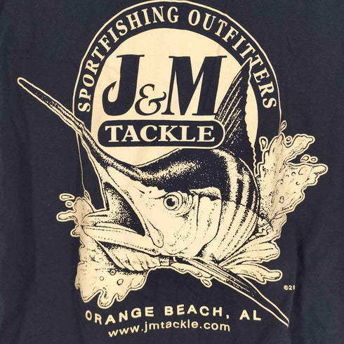 ヘインズ Hanes J&M TACKLE 両面プリント ポケットTシャツ メンズ 2XL