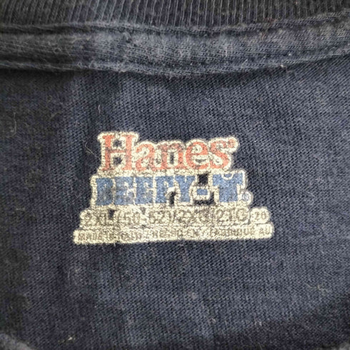 ヘインズ Hanes J&M TACKLE 両面プリント ポケットTシャツ メンズ 2XL
