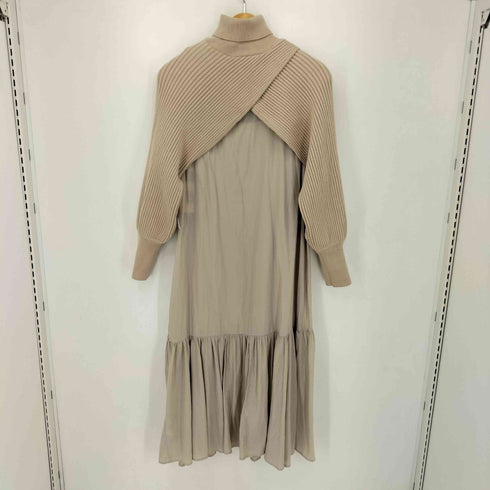 リリーブラウン Lily Brown ニットボレロセットギャザーワンピース レディース ONE SIZE