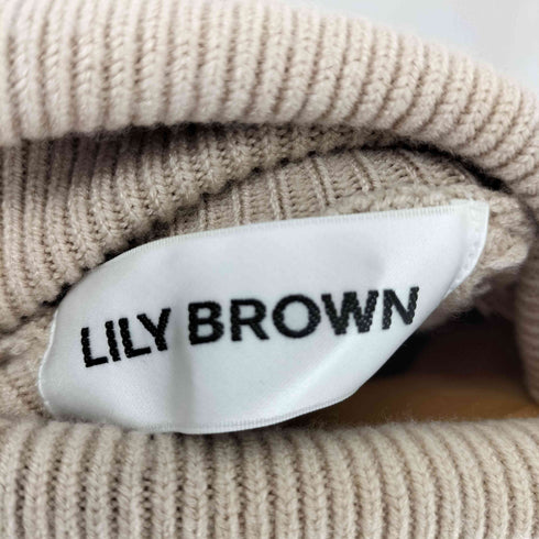 リリーブラウン Lily Brown ニットボレロセットギャザーワンピース レディース ONE SIZE