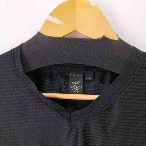 カールカナイ Karl Kani フロント刺繍 S/S Vネックトップス メンズ import:L