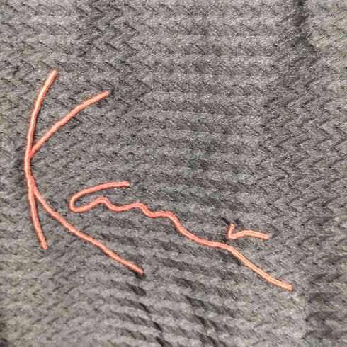 カールカナイ Karl Kani フロント刺繍 S/S Vネックトップス メンズ import:L