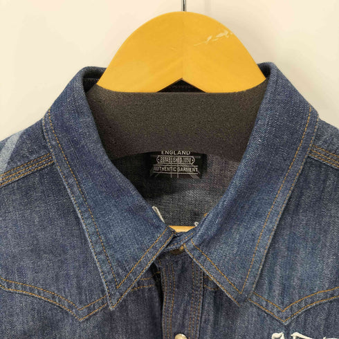 ノートン NORTON 刺繍デザイン L/S デニムシャツ メンズ import:L