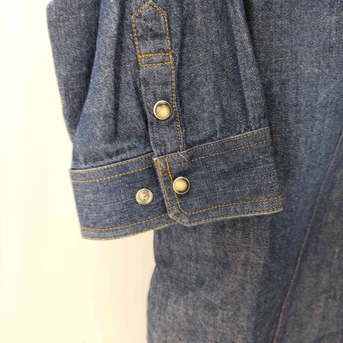 ノートン NORTON 刺繍デザイン L/S デニムシャツ メンズ import:L