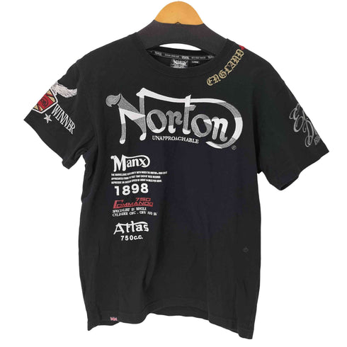 ノートン NORTON 刺繍デザイン S/S Tシャツ メンズ import:L