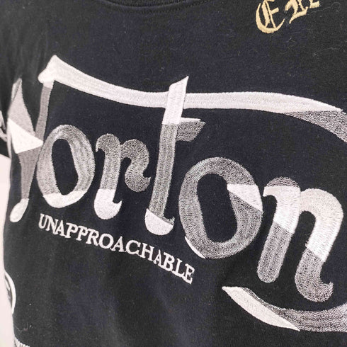 ノートン NORTON 刺繍デザイン S/S Tシャツ メンズ import:L