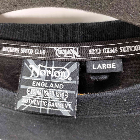 ノートン NORTON 刺繍デザイン S/S Tシャツ メンズ import:L