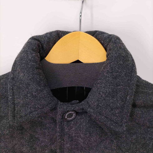 トラディショナルウェザーウェア Traditional Weatherwear キルティングウールステンカラーコート レディース