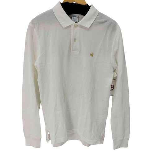 ブルックスブラザーズ BROOKS BROTHERS EST.1818 SLIM FIT フロント刺繍 L/S ポロシャツ メンズ import:M