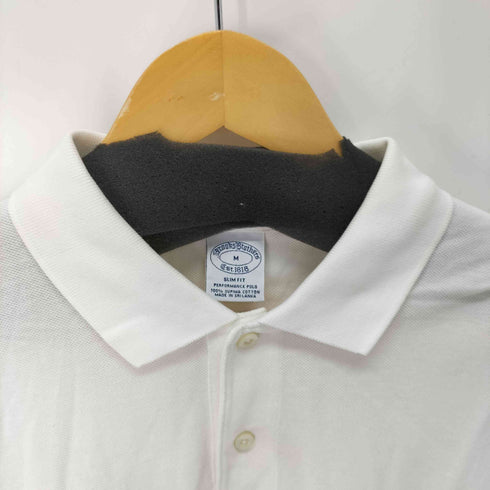 ブルックスブラザーズ BROOKS BROTHERS EST.1818 SLIM FIT フロント刺繍 L/S ポロシャツ メンズ import:M