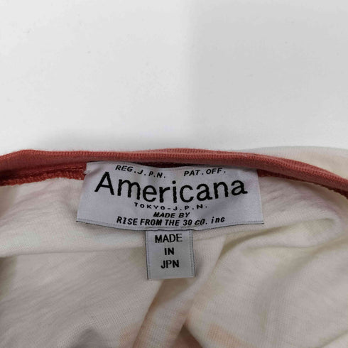 アメリカーナ Americana ラグランスリーブ 5分丈 Tシャツ メンズ