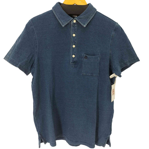 ブルックスブラザーズ BROOKS BROTHERS ワンポイント刺繍 S/Sデニムポロシャツ メンズ import:M