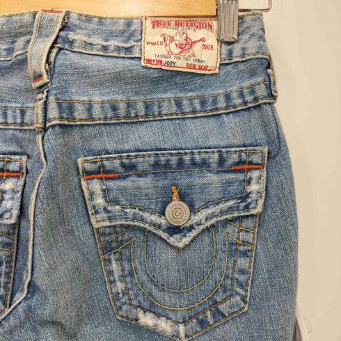 トゥルーレリジョン TRUE RELIGION USA製 セミフレア デニムパンツ Y2K レディース US:24