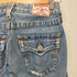 トゥルーレリジョン TRUE RELIGION USA製 セミフレア デニムパンツ Y2K レディース US:24
