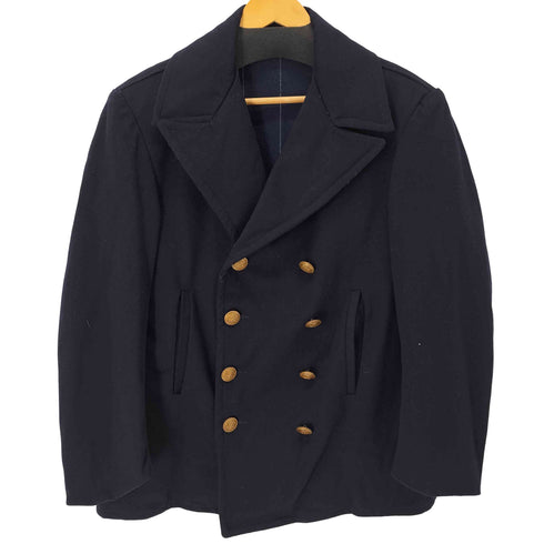 ユーエスネイビー U.S.NAVY 70S 金ボタンウールピーコート メンズ