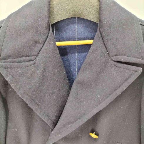 ユーエスネイビー U.S.NAVY 70S 金ボタンウールピーコート メンズ