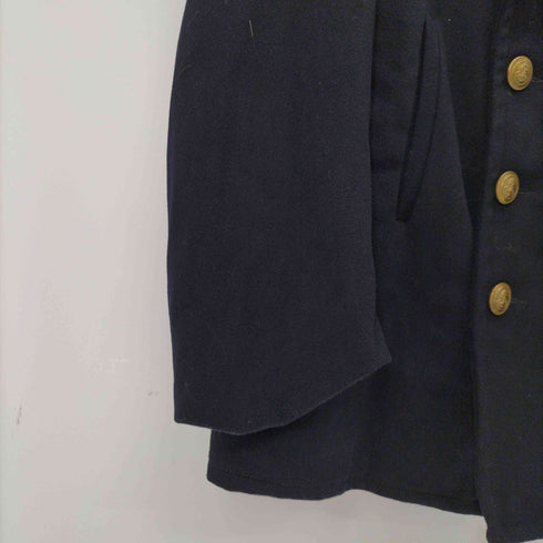 ユーエスネイビー U.S.NAVY 70S 金ボタンウールピーコート メンズ