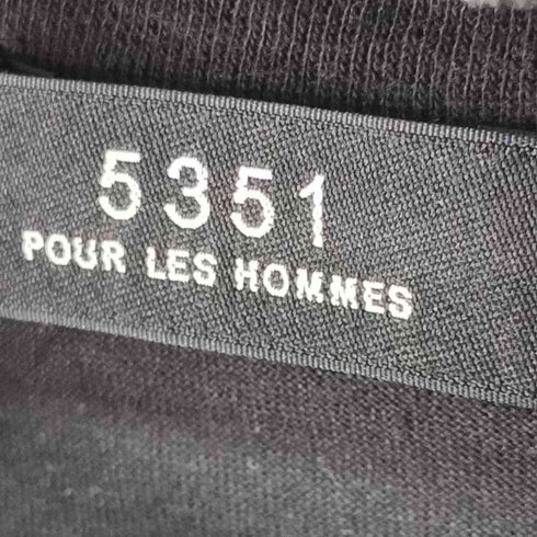 ゴーサンゴーイチプールオム 5351 POUR LES HOMMES ダイヤモンドTシャツ メンズ JPN:44