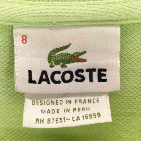 ラコステ LACOSTE ペルー製 ポロシャツ メンズ 8