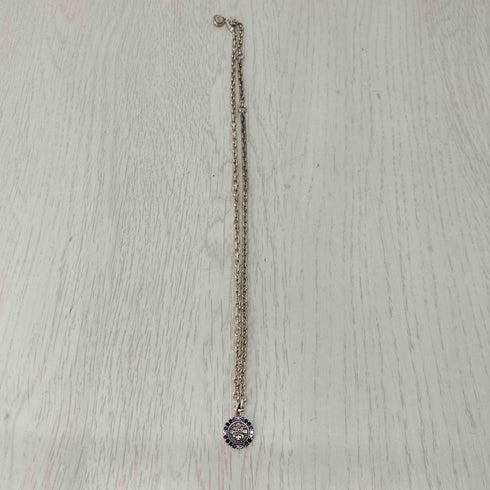 アクアシルバー AQUA SILVER SIX PENCE 6ペンスコインチェーンネックレス 925刻印 メンズ