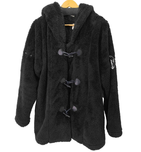 ケリークロージング KRY CLOTHING フード付きブラックフリースパーカー レディース
