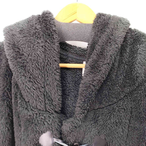 ケリークロージング KRY CLOTHING フード付きブラックフリースパーカー レディース