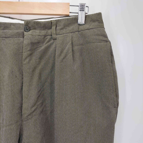 ジョルジオアルマーニ Giorgio Armani 80S イタリア製 レーヨン シルク混 2タック スラックス レディース EUR:48