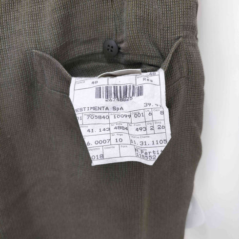 ジョルジオアルマーニ Giorgio Armani 80S イタリア製 レーヨン シルク混 2タック スラックス レディース EUR:48