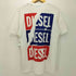 ディーゼル DIESEL 両面プリント クルーネックTシャツ メンズ