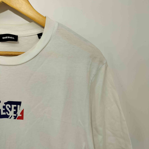 ディーゼル DIESEL 両面プリント クルーネックTシャツ メンズ
