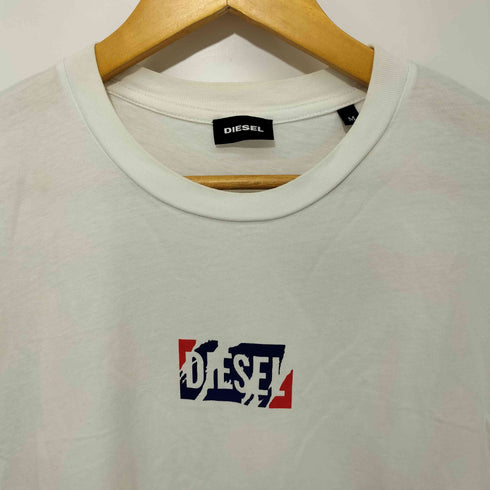 ディーゼル DIESEL 両面プリント クルーネックTシャツ メンズ