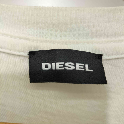 ディーゼル DIESEL 両面プリント クルーネックTシャツ メンズ