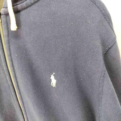 ポロラルフローレン POLO RALPH LAUREN スモールポニー刺繍ジップアップスウェットパーカー メンズ import:XL