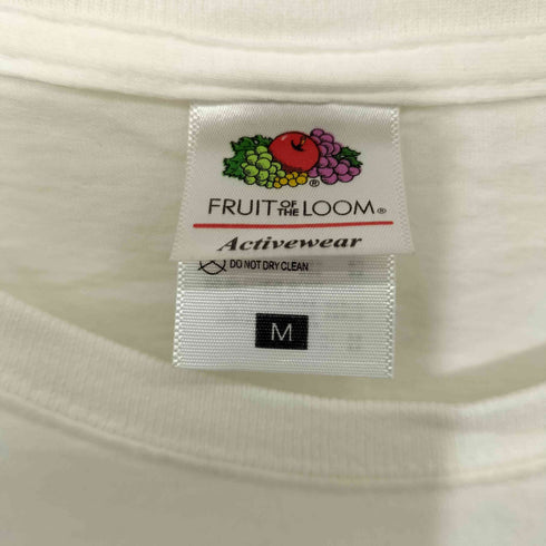 フルーツオブザルーム FRUIT OF THE LOOM 前面プリント クルーネックTシャツ メンズ M
