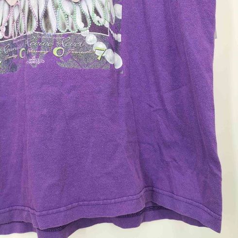 ALSTYLEボディ メキシコ製 マルディグラ プリント クルーネック S/S シャツ メンズ import:XL