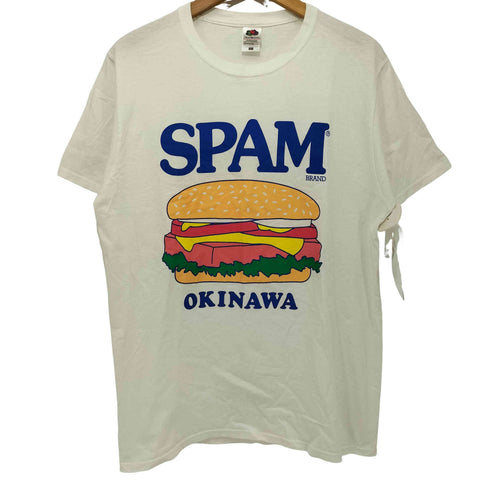 フルーツオブザルーム FRUIT OF THE LOOM 前面プリント クルーネックTシャツ メンズ L