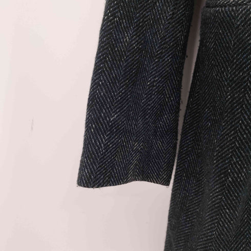 トミーヒルフィガー TOMMY HILFIGER HBONE CHESE COAT インディゴヘリンボーンチェスターコート メンズ