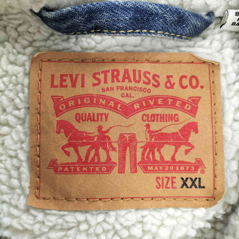 リーバイス Levis 裏地ボア デニムトラッカージャケット メンズ JPN:XXL