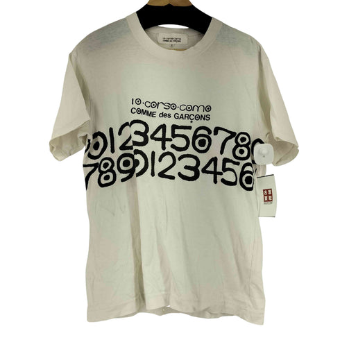 コムデギャルソン COMME des GARCONS 10 corso como ロゴプリント S/S Tシャツ レディース JPN:M