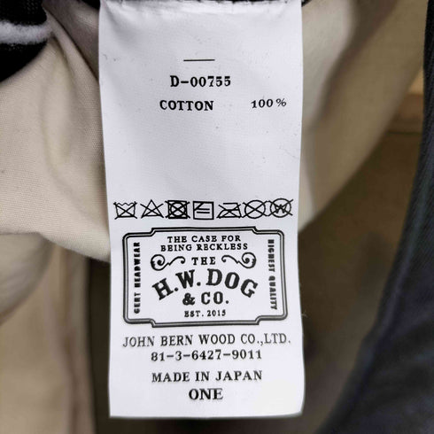 ドッグアンドコー THE H.W. DOG&CO. 2023SS Shawn M Cap ショーンMキャップ 70's M 型トラッカーキャップ メンズ
