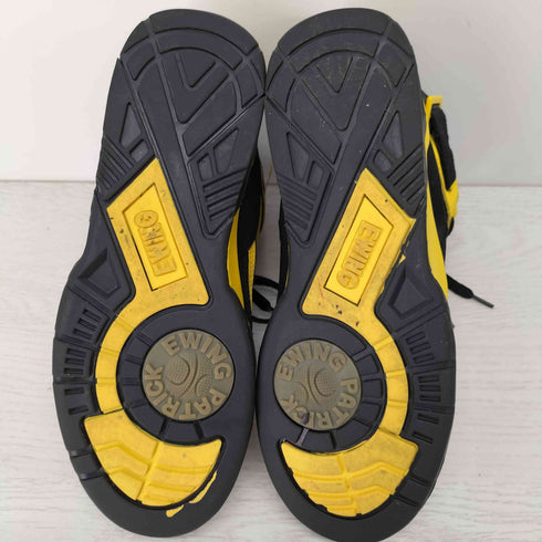 PATRICK EWING 33 HI ブラック/ダンデライオン ハイカットスニーカー バッシュ メンズ EUR:44