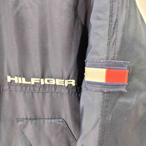 トミーヒルフィガー TOMMY HILFIGER 90S フロントデザインダウンジャケット メンズ import:M