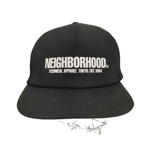 ネイバーフッド NEIGHBORHOOD 23SS ロゴプリント メッシュキャップ メンズ FREE