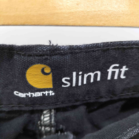 カーハート Carhartt SLIM FIT Crawford Work Pantsスリムフィット ブラック クロフォード ワークパンツ メンズ 12