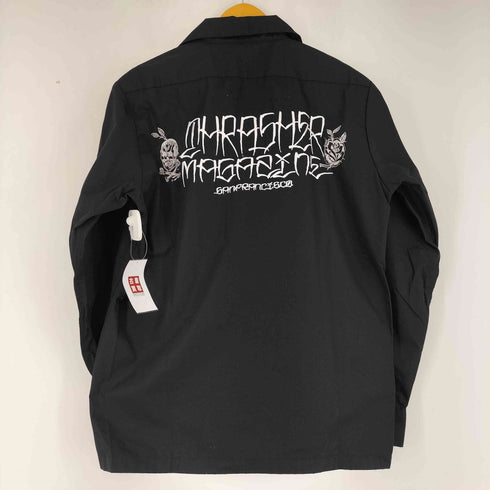スラッシャー THRASHER 刺繍 L/S シャツ メンズ JPN:S