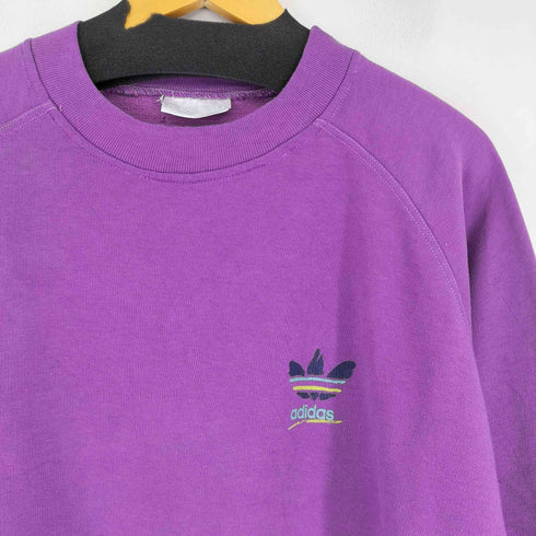 アディダス adidas 80S 銀タグ ラグランスリーブスウェット メンズ